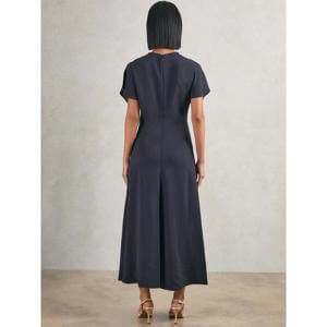 Reiss Womenswear Ruched Front Workwear Dress